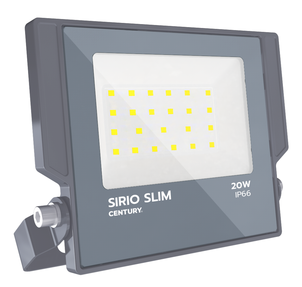 CENTURY SIRIO SLIM LED reflektor 20W 4000K 1800lm IP66