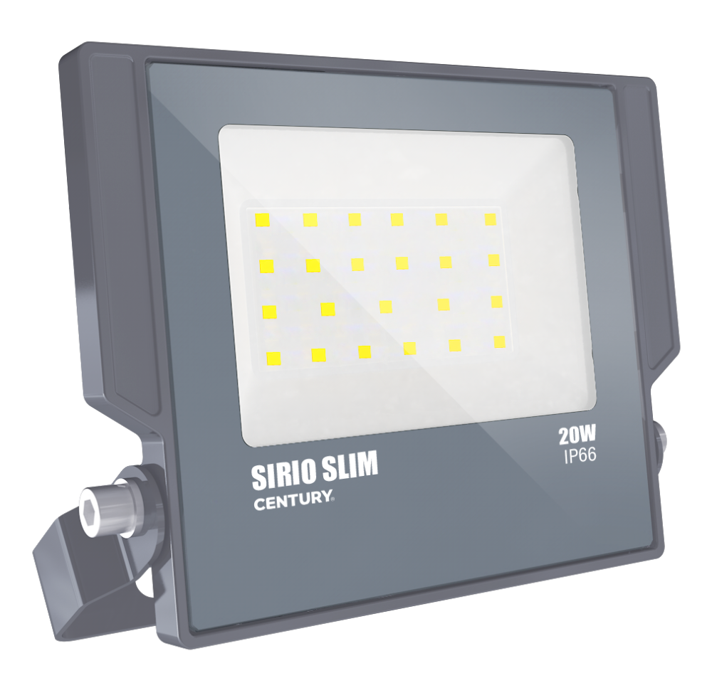 CENTURY SIRIO SLIM LED reflektor 20W 6000K 2100lm IP66