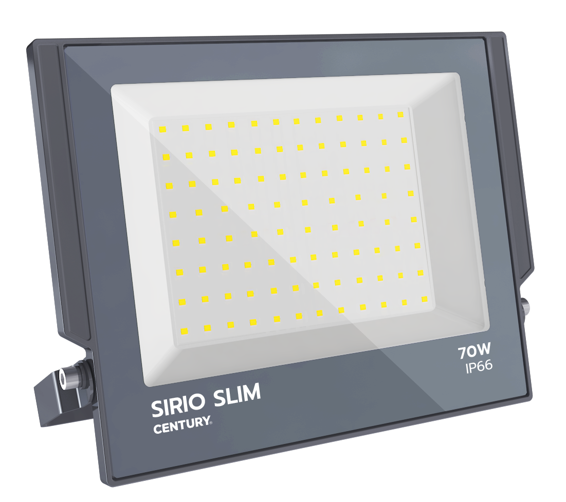 CENTURY SIRIO SLIM LED reflektor 70W 4000K 6300lm IP66