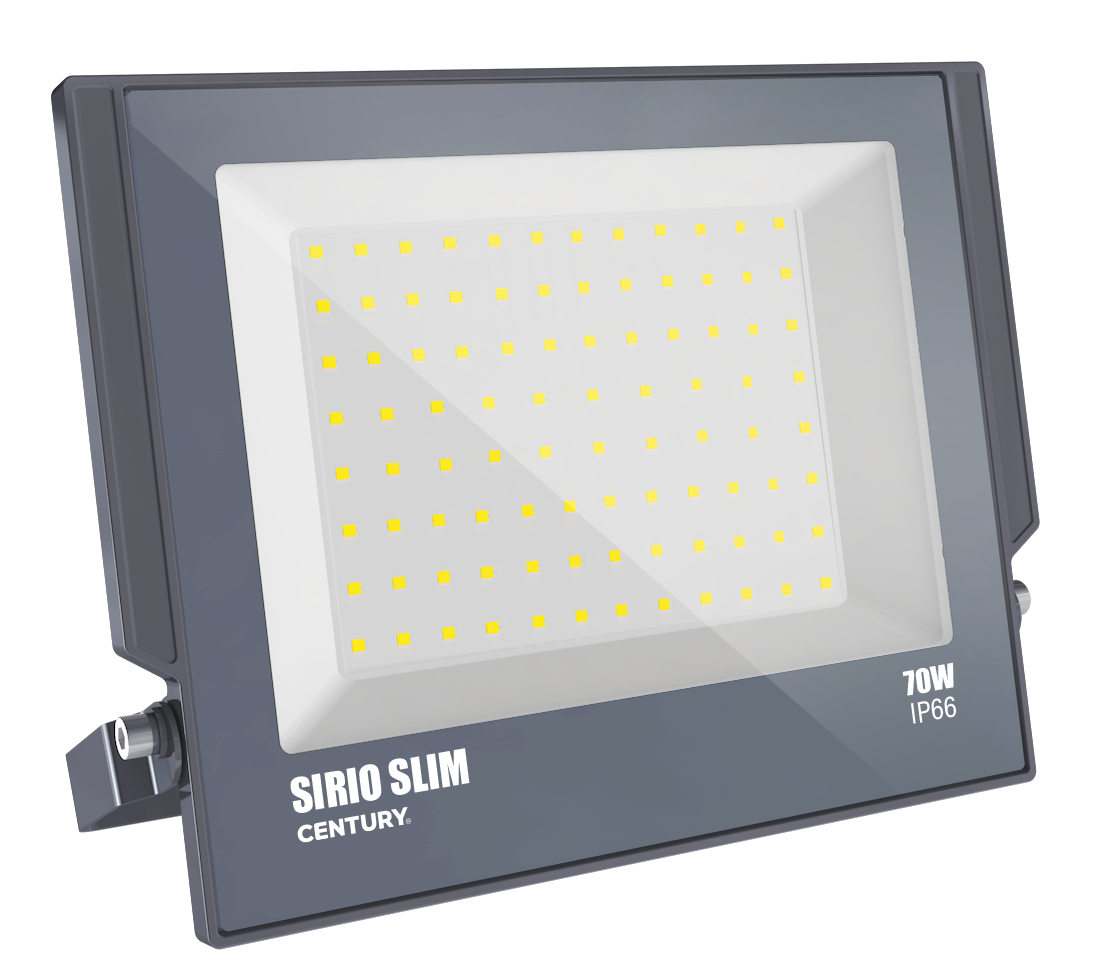 CENTURY SIRIO SLIM LED reflektor 70W 6000K 7350lm IP66