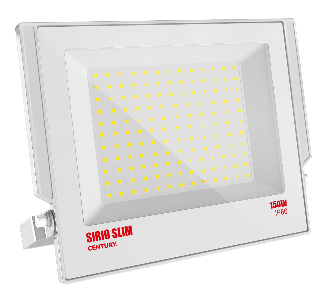 CENTURY SIRIO SLIM reflektor bílý 150W 4000K 13500lm IP66