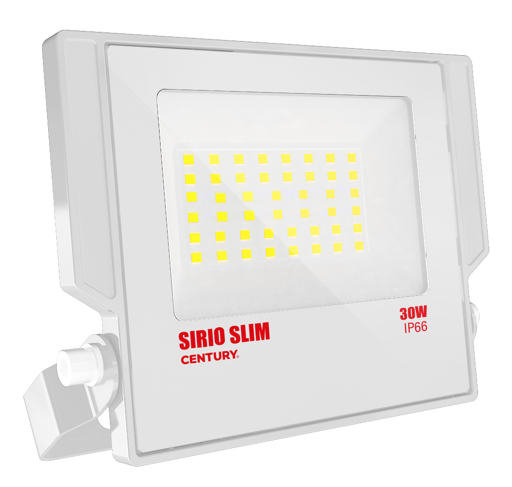 CENTURY Sirio Slim reflektor 30W 4000K 3150lm IP66 bílý