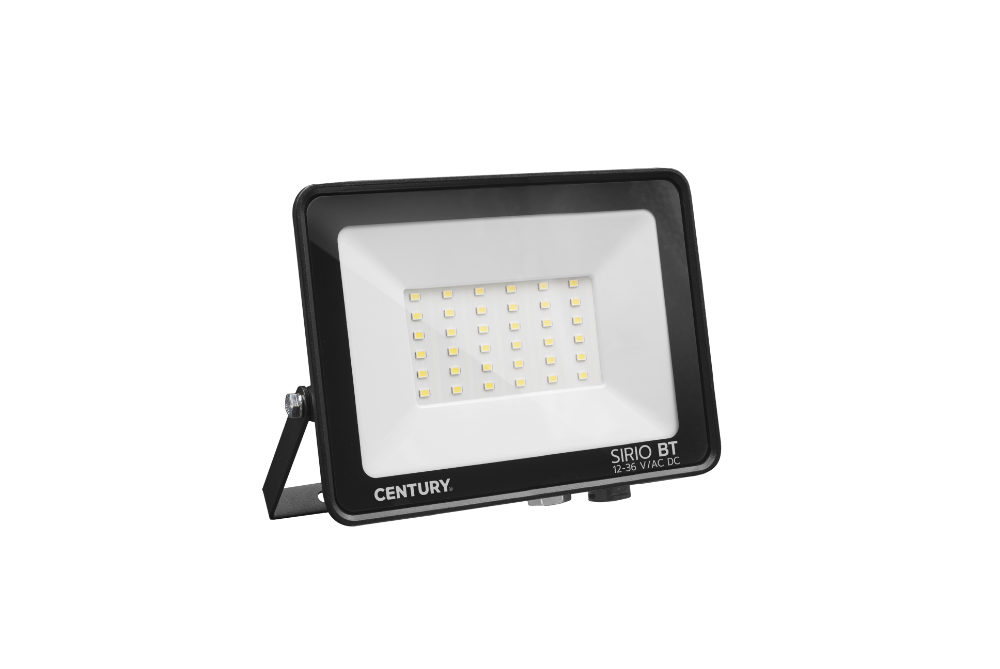 CENTURY Sirio BT reflektor 30W 4000K 2540lm IP65 černý 12-36V