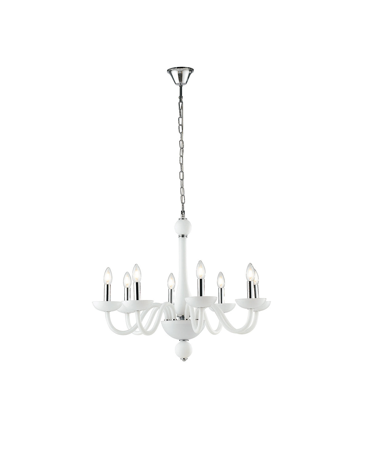 FAN Europe Svítidlo ALFIERE Závěsné 8xE14 Bílé IP20