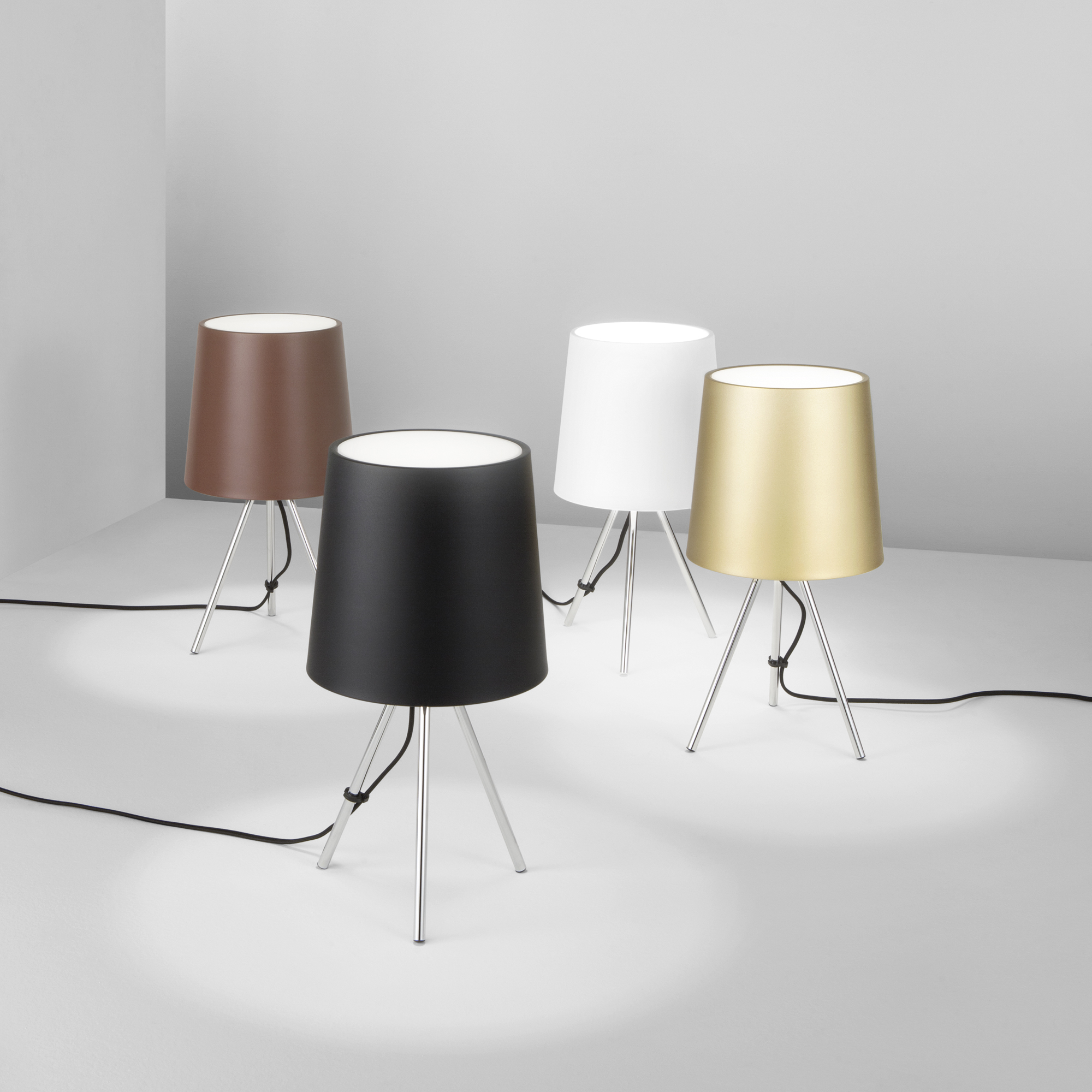 FAN Europe Svítidlo MARLEY Stolní lampička E14 Čer