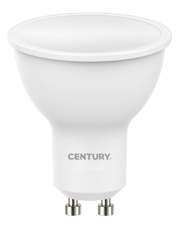 CENTURY LED žárovka 7W GU10 6000K 480lm 120° Ø50x59mm IP20