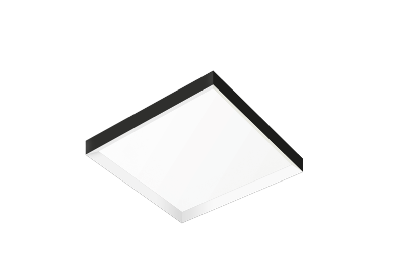 Rám pro povrchovou montáž LED panelu 60x60 celistvý rám černý