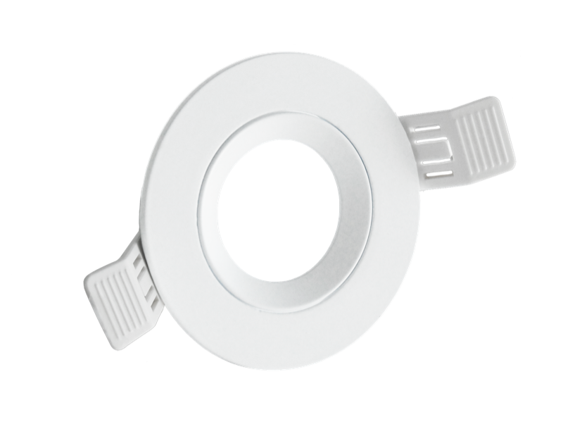 CENTURY Klak vestavný korpus bodovka pro LED žárovku bílý výklopný včetně držáku na žárovku GU10
