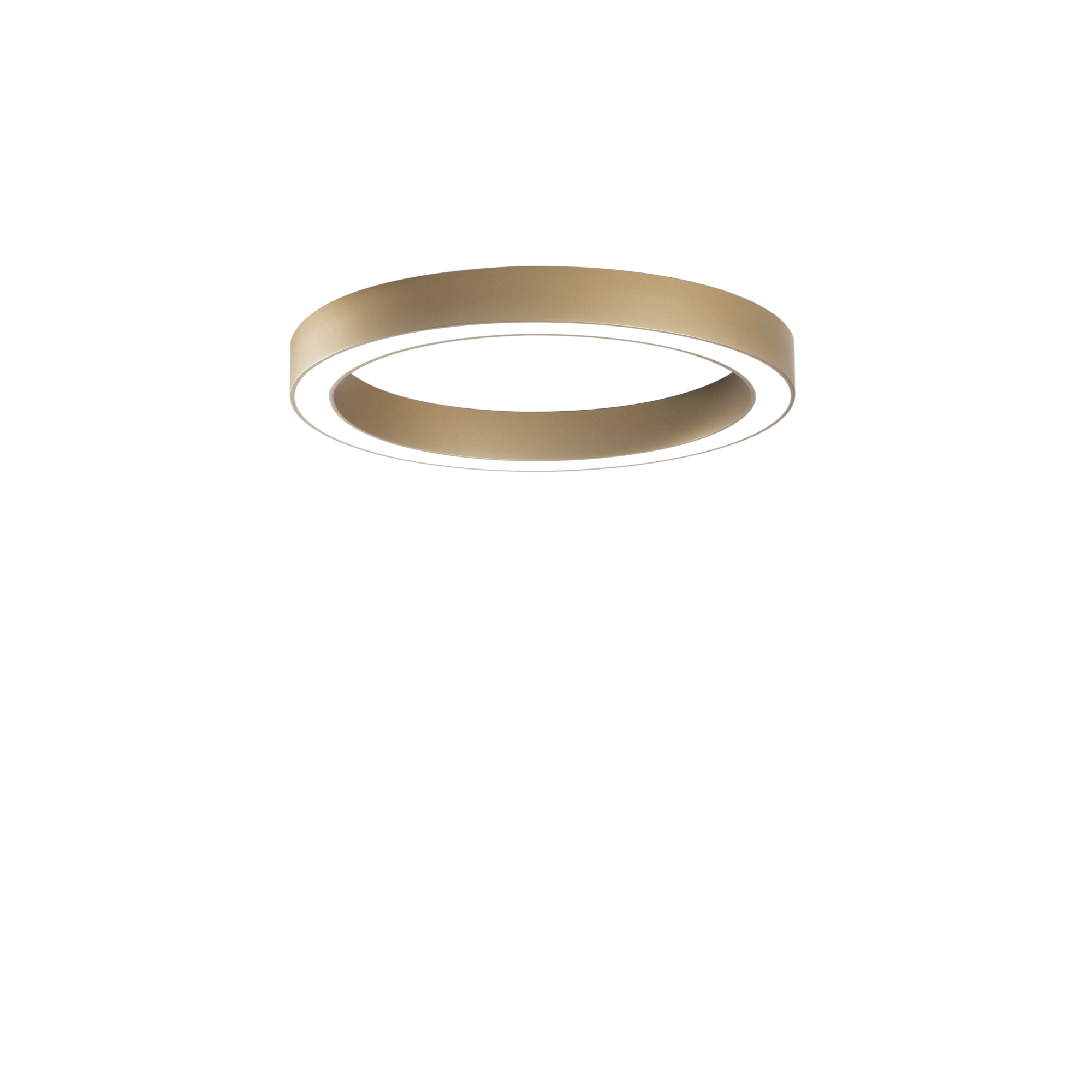 FAN Europe LED Svítidlo DEMOS Stropní 80W 8800lm 3000/4000/6000K Zlaté IP20 Ø 80 