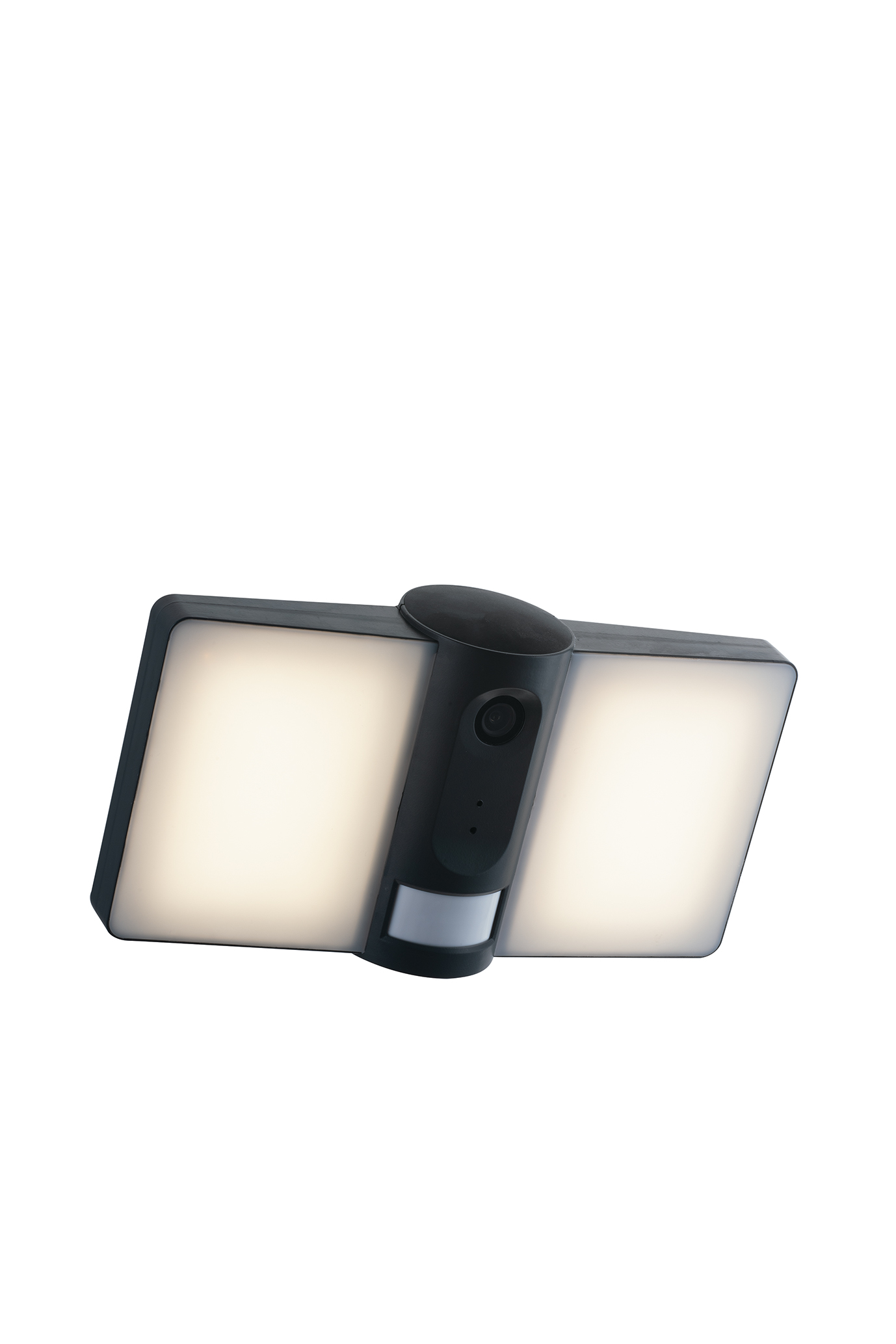 FAN Europe LED Reflektor VYSOR Nástěnné s kamerou 20W 1440lm 4000K Antracitová IP54 