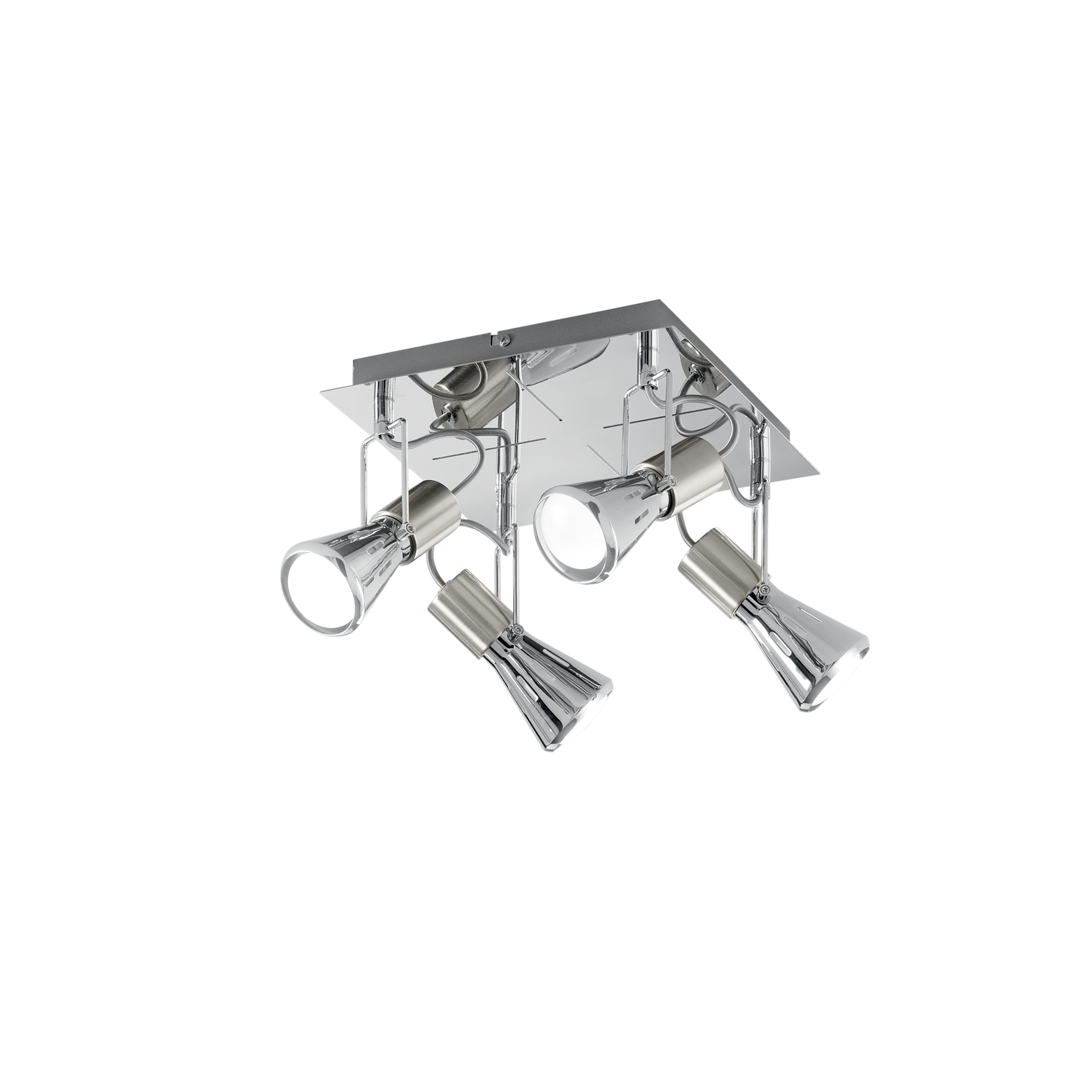 FAN Europe LED Svítidlo CADILLAC Stropní Chrom/Stříbrná E14 IP20