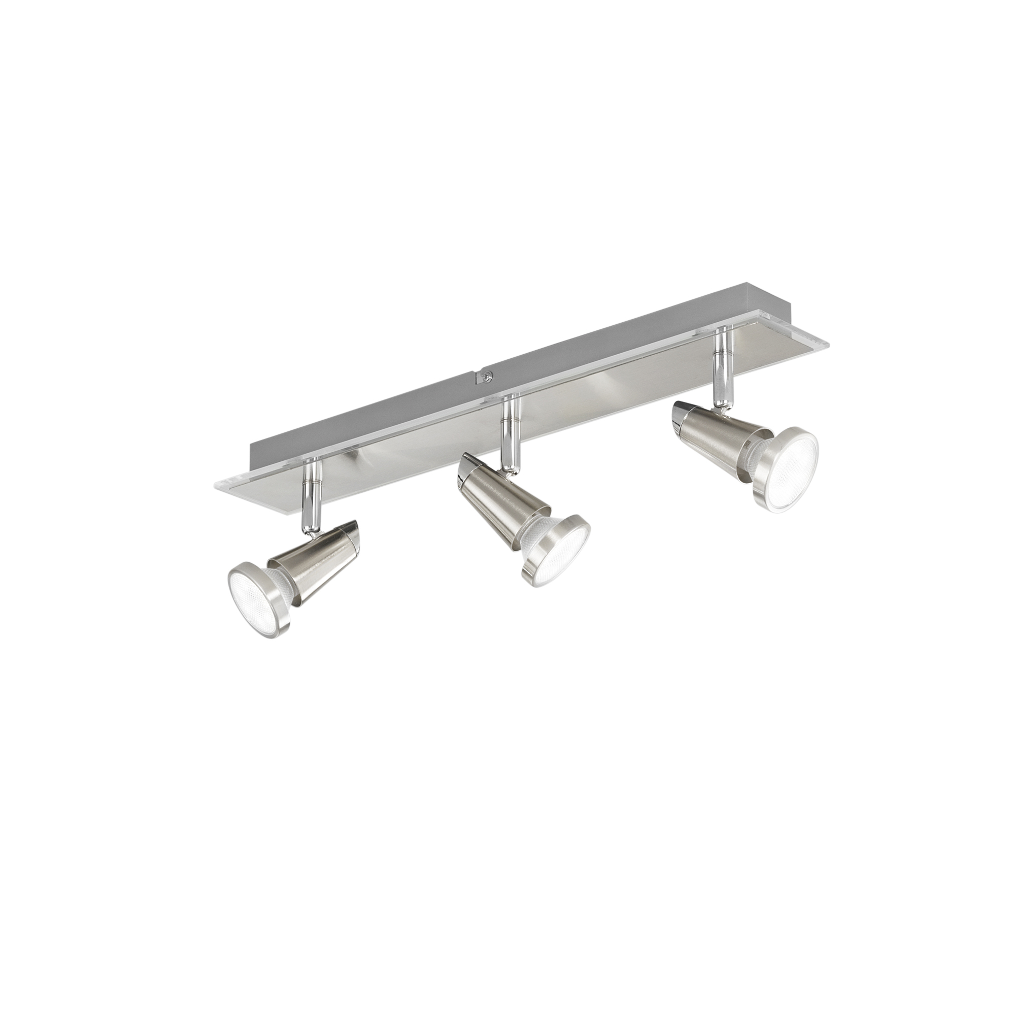 FAN Europe LED Svítidlo MIAMI Stropní 5W 400lm 2700K Chrom/Stříbrná 3xGU10 IP20