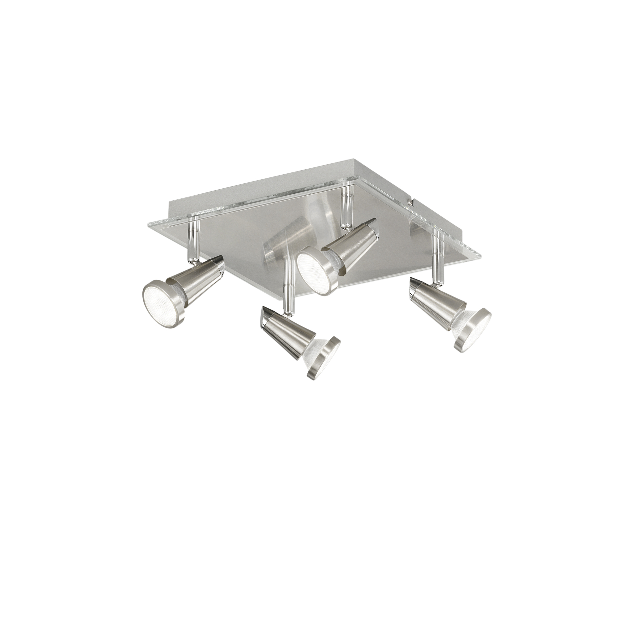 FAN Europe LED Svítidlo MIAMI Stropní 5W 400lm 2700K Chrom/Stříbrná 4xGU10 IP20