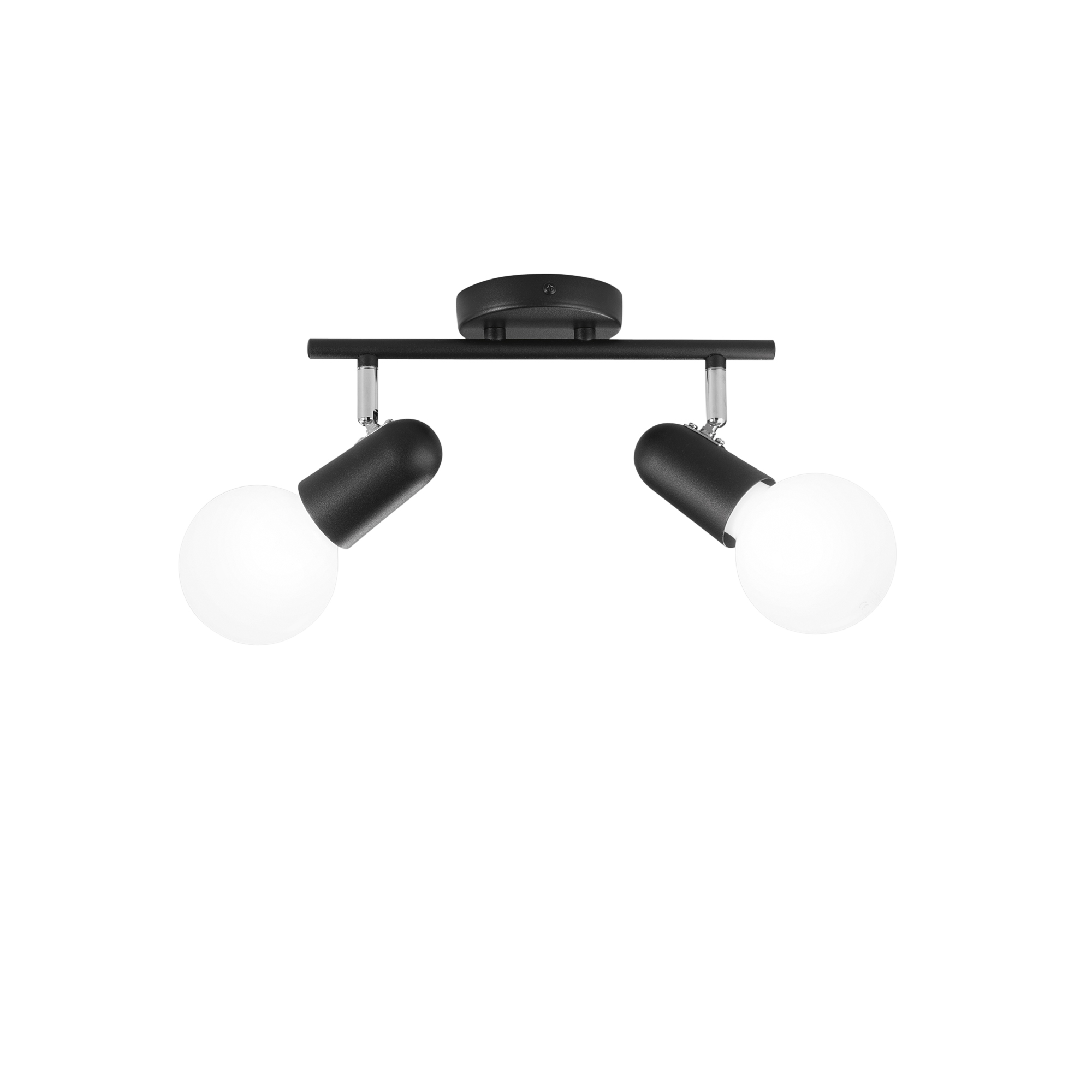 FAN Europe LED Svítidlo PUNTO Stropní E27 Černá IP20